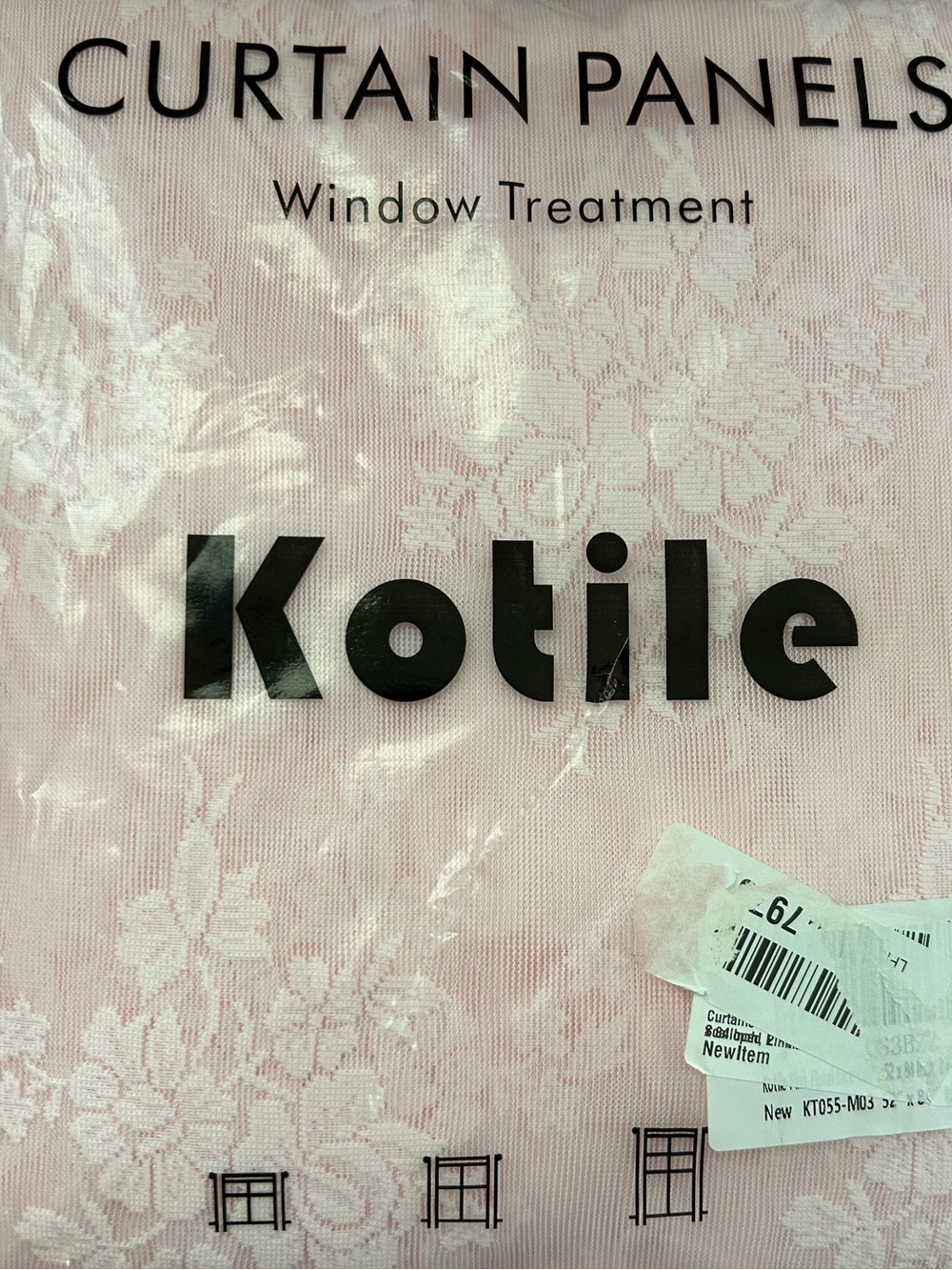 52x84 pink lace curtains